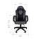 Кресло CH-GAME 17, экокожа, черный/голубой