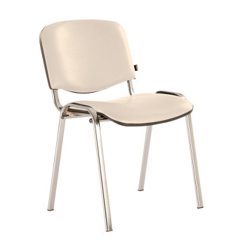 Стул для посетителя ISO CHROME BEIGE ткань