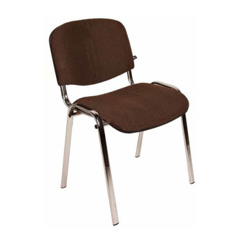 Стул для посетителя ISO CHROME BROWN