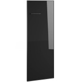 Дверь средняя стеклянная Kv-04R черный Lacobel