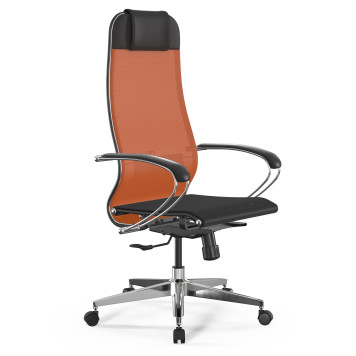 Кресло Метта ErgoLife Set-4/131/Synchro 004 оранжевый/черный