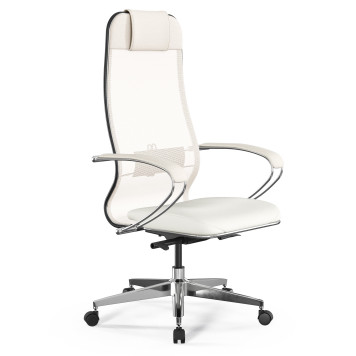 Кресло Метта ErgoLife Comfort молочный