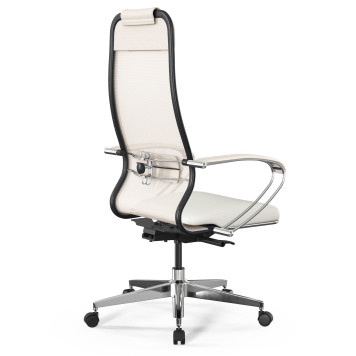 Кресло Метта ErgoLife Comfort молочный-1