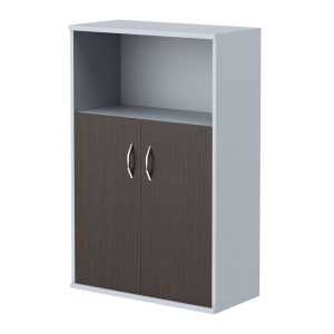 Шкаф средний СТ-2.1 венге магия/металлик